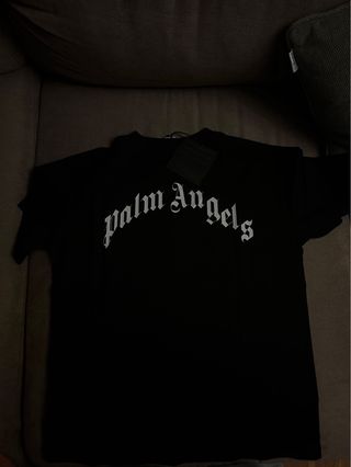 T-shirt Palm Angels Urso Preto Tamanho L