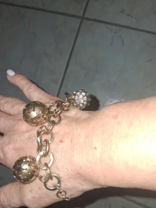 Bracciale donna con 5 ciondoli