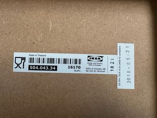 Bandeja de cama Ikea blanca