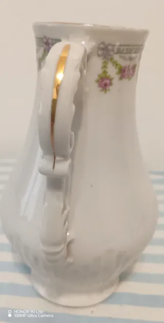 Antica Caffettiera Porcellana Rose Oro