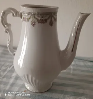 Antica Caffettiera Porcellana Rose Oro