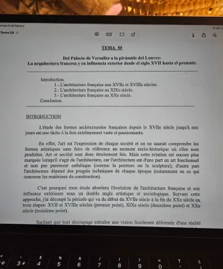 Temario Francés Secundaria (BAC y ESO)