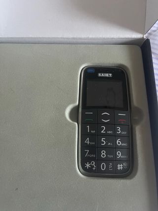 Telefono Saiet Facile+ Dual Band Grigio nero