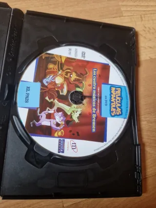 DVD Películas Infantiles: Los 4 Músicos de Bremen