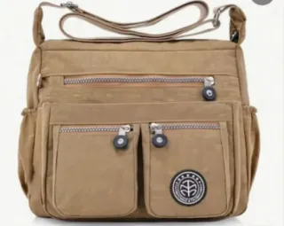 BOLSO BANDOLERA MUJER BEIGE