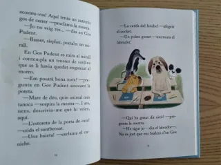 Libros infantiles (2) en idioma catalán.