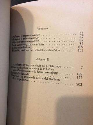 HISTORIA Y CONSCIENCIA DE CLASE. Georg Lukács.
