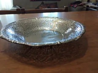 Vassoio vintage acciaio