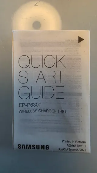 Carregador Sem Fio Samsung Trio EP-P6300