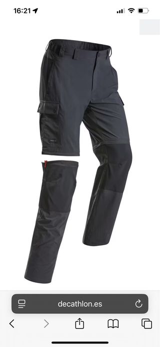 Pantalón sin estrenar de montaña Forclaz MT100