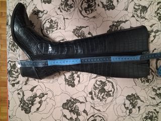 Botas altas Vero Moda negras efecto piel