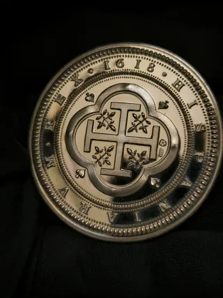 Reacuñación Plata 100 Escudos 1618