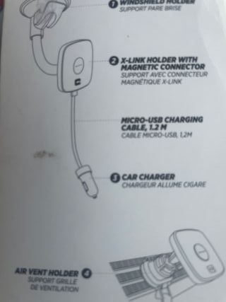 Kit Coche Carga y Sujeción Magnética Crosscall