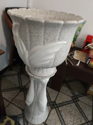 Pila/Pedestal Cerámica Vintage Decorativo
