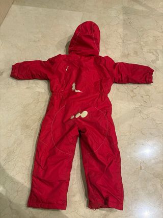Mono de esquí rojo talla 4 años