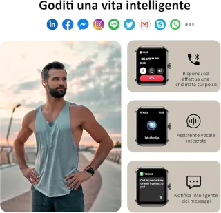 Smartwatch R50 blu Marino