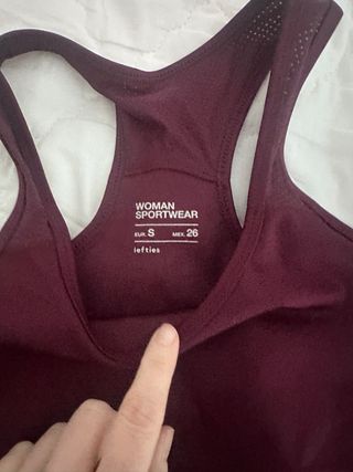 Top deportivo Lefties Talla S