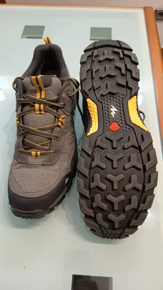 Zapatillas Decathlon Talla 44 Gris/Amarillo