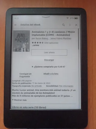 E-reader Kindle 11 Negro