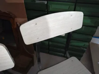 LOTE 5 SILLAS FORMICA ANTIGUAS