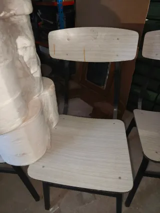 LOTE 5 SILLAS FORMICA ANTIGUAS