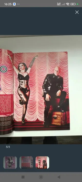 Fangoria ALASKA en revista Oh my Devil - RAREZA