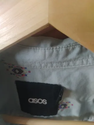 Camisa ASOS estampada manga corta
