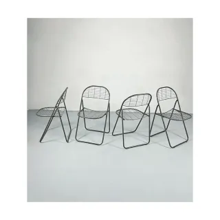 Set 4 sedie pieghevoli IKEA anni '80