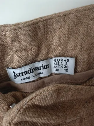 Pantalón corto marrón