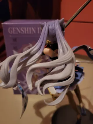 Statuetta Keqing Genshin Impact con scatola