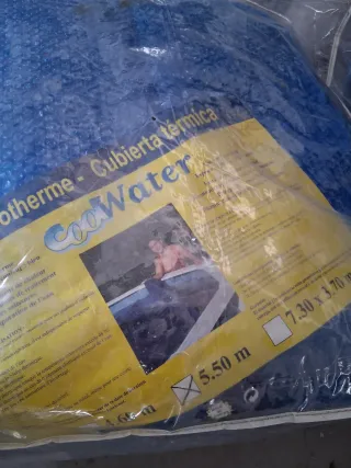 Cubierta Térmica Solar Piscina CoolWater Azul