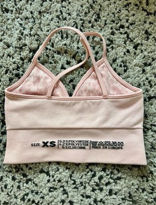 Sujetador deportivo Prozis rosa estampado