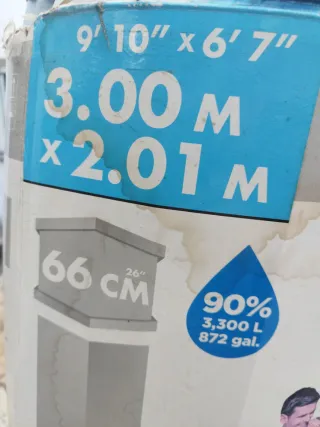 Piscina Bestway 3x2m 3000L