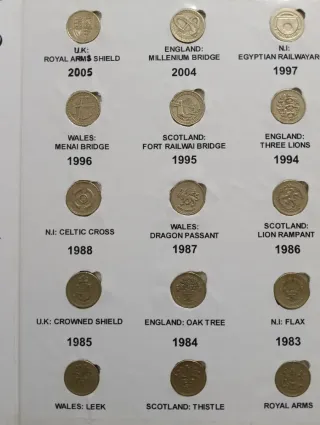 Álbum Coleccionista Monedas The Great British Coin