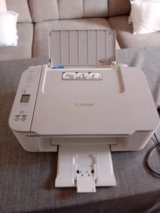 Impresora Canon TS3451 Blanca Multifunción.