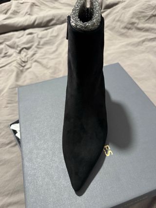 Botines Pedro Miralles 29400 Mujer Ante Negro T.38