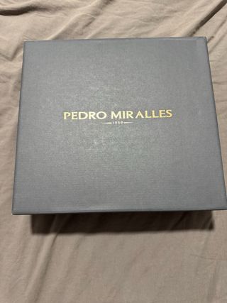 Botines Pedro Miralles 29400 Mujer Ante Negro T.38