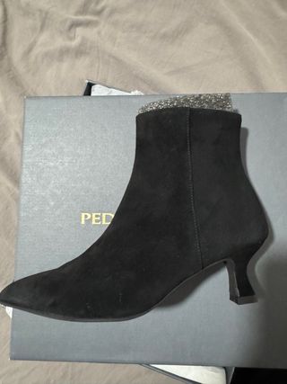 Botines Pedro Miralles 29400 Mujer Ante Negro T.38