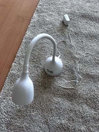 Lámpara Flexo LED Blanca Estudio/Noche