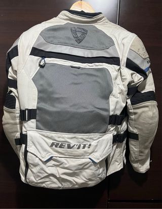 Traje Moto Revit Adventure Beige/Gris Cayenne pro