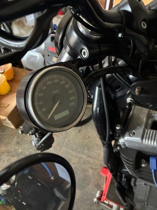 Horquilla Bobber Harley Sportster Negra