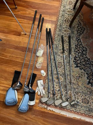 Juego de palos de golf azul CALLAWAY con BOLSA