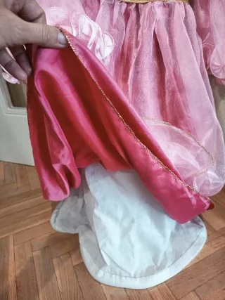 Disfraz Princesa/Reina Rosa y Dorado