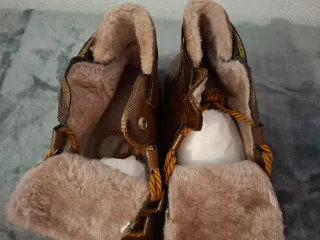 Botas de cuero Clochoo marrones hombre