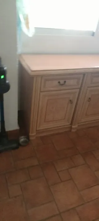 Aparador Dalon madera TV o cocina y vitrina compañ