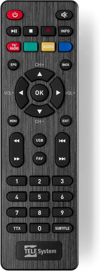 TELE System TS4020 T2S2HEVC COMBO Decodificador di