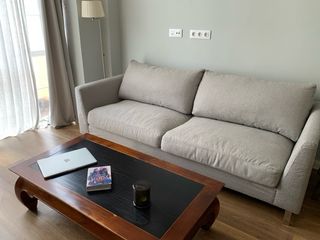 Mesa baja madera maciza salón espectacular