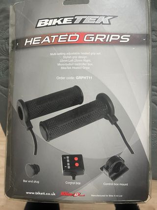 Puños Calefactables Moto BikeTek GRPHT11