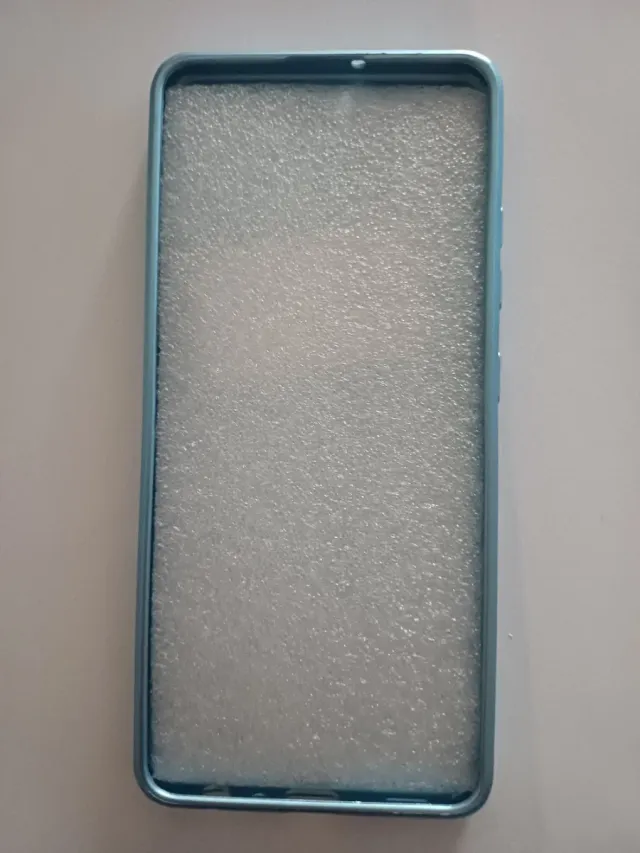 Funda Cristal Samsung A32 4G Manzana Azul