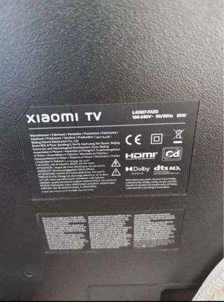 Smart TV Xiaomi 43 Negro